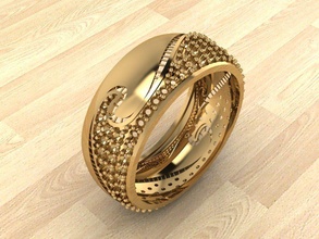 squillare 366 oro moda bellezza diamante nozze gioiello gioielleria vintage argento stampabile gemma sterlina brillante zaffiro fidanzamento anelli 3d print model - Mito3D
