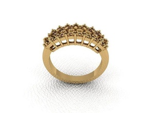 anel 37 ouro moda beleza diamante Casamento jóia jóias joalheria pingente noivado casamento platina imprimível prata gema celebração 3d print model - Mito3D