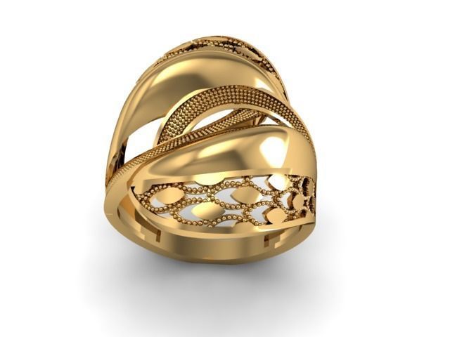 ring 37 jewelry elegant fashion gem gold platinum disjunct brilliant diamond sterling printable engagement beauty apparel brillant sapphire silver rings 3D print model - Mito3D