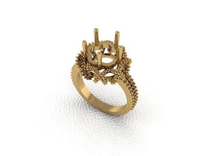 ring 37 gold fashion beauty diamond wedding jewel jewellery jewelry pendant engagementring marriage platinum printable engagement silver gem celebration rings 3d print model - Mito3D