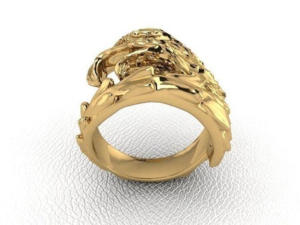 bague 380 or mode beauté diamant mariage bijou bijoux pendentif fiançailles platine imprimable engagement argent gemme fête anneaux 3d print model - Mito3D