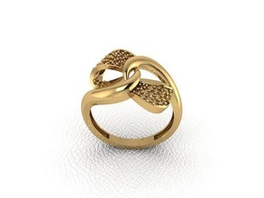 anel 3 ouro diamantes moda beleza diamante casamento jóia jóias joalheria pingente noivado casamento platina imprimível prata gema celebração argolas 3d print model - Mito3D