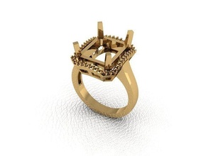 yüzük 38 altın moda güzellik elmas düğün mücevher takı kolye nişan yüzüğü evlilik platin yazdırılabilir gümüş kutlama yüzükler 3d print model - Mito3D