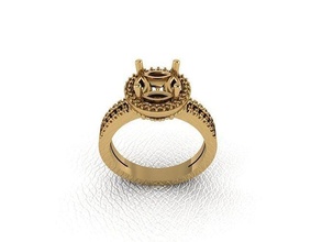 anel 385 ouro moda beleza diamante Casamento jóia jóias joalheria pingente noivado casamento platina imprimível prata gema celebração 3d print model - Mito3D