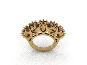squillare 386 oro moda bellezza diamante nozze gioiello gioielleria pendente anello fidanzamento matrimonio platino stampabile fidanzamento argento gemma celebrazione anelli 3d print model - Mito3D