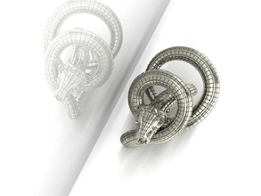 ring 38 schlange gold juwel schlangen silber schmuck anakonda kobra 3d crotale klapperschlange python ringe 3d print model - Mito3D