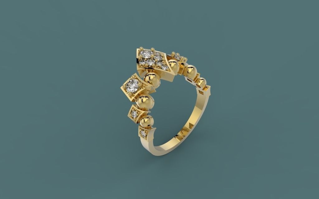 anel 392 joalheria argolas joia Joya jóia jóias diamante imprimível ouro moda noivado engagem brilhante beleza 3D print model - Mito3D