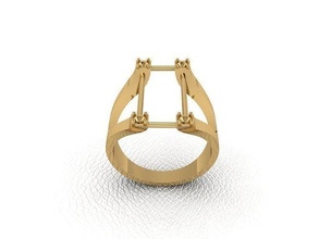 bague 396 or mode beauté diamant mariage bijou bijoux pendentif fiançailles platine imprimable engagement argent gemme fête 3d print model - Mito3D