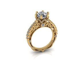 ring 39 jewelry gold jewel jewellery rings 3d print model - Mito3D