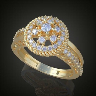 squillare 3d modello 0037 Stampa model11 oro argento gioielleria gioiello pendente ciondoli diamante nozze orecchino orecchini braccialetto collana platino Catene braccialetti anelli 3d print model - Mito3D