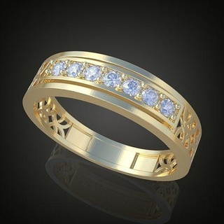 anel 3d modelo 0067 imprimível model15 moda beleza platina joalheria ouro prata esterlina engagem jóias jóia pingente pingentes Casamento diamante argolas 3d print model - Mito3D
