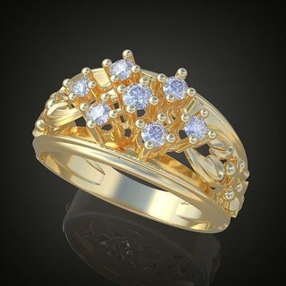 squillare 3d modello 0086 stampabile model12 gioielleria oro argento gioiello pendente ciondoli diamante nozze orecchino orecchini braccialetto collana platino Catene braccialetti anelli 3d print model - Mito3D