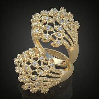 yüzük 3d model 0170 yazdırılabilir model12 platin takı altın gümüş mücevher kolye elmas düğün küpe bilezik zincirler bilezikler yüzükler 3d print model - Mito3D