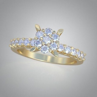 yüzük 3d model 0231 yazdırılabilir kolye lüks yüzükler küpe bilezik düğün elmas mücevher takı altın platin gümüş zincirler bilezikler 3d print model - Mito3D