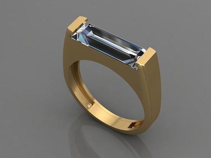 Ring 3d drucken Modell Schmuck Gold druckbar Diamant Silber Ringe Hochzeit Engagement Juwel Sterling Solitär Mode engagem Halskette Anhänger 3d print model - Mito3D