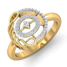 squillare 3dm stl fbx obj render dettagli oro diamanti in centro 3dprinted design moda d'oro gioiello gioielleria stampa stampabile prototipazione anelli argento diamante 3d print model - Mito3D