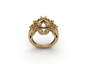 ring 40 gold mode schönheit diamant hochzeit juwel schmuck anhänger verlobungsring ehe platin druckbar engagement silber feier ringe 3d print model - Mito3D