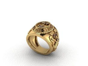 ring 405 gold mode schönheit diamant hochzeit juwel schmuck anhänger verlobungsring ehe platin druckbar engagement silber feier ringe 3d print model - Mito3D