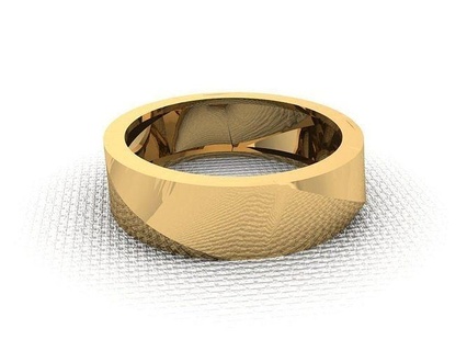 Ring 412 Gold Mode Schönheit Diamant Hochzeit Juwel Schmuck Anhänger Verlobungsring Ehe Platin druckbar Engagement Silber Feier Ringe 3d print model - Mito3D