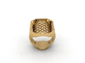 bague 416 or mode beauté diamant mariage bijou bijoux pendentif fiançailles platine imprimable engagement argent gemme fête 3d print model - Mito3D