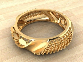 ring 4 gold armreif mode schönheit diamant hochzeit juwel schmuck jahrgang armband engagement druckbar silber engagem ehe ringe 3d print model - Mito3D