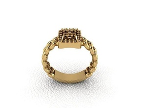 Ring 422 Gold Mode Schönheit Diamant Hochzeit Juwel Schmuck Anhänger Verlobungsring Ehe Platin druckbar Engagement Silber Feier 3d print model - Mito3D