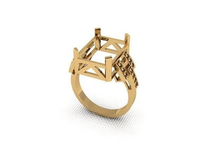 Ring 422 Gold Mode Schönheit Diamant Hochzeit Juwel Schmuck Anhänger Verlobungsring Ehe Platin druckbar Engagement Silber Feier Ringe 3d print model - Mito3D