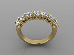 bague 42 bijoux précieux tiffany de luxe shining or carat l'engagement d'argent en diamant anneau mode joyau gem mariage imprimable co les anneaux 3d print model - Mito3D