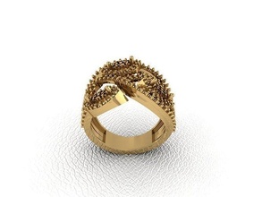 anel 424 ouro moda beleza diamante Casamento jóia jóias joalheria pingente noivado casamento platina imprimível prata gema celebração 3d print model - Mito3D