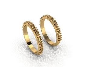 ring 4 gold fashion beauty diamond wedding jewel jewellery jewelry engagem rings 3d print model - Mito3D