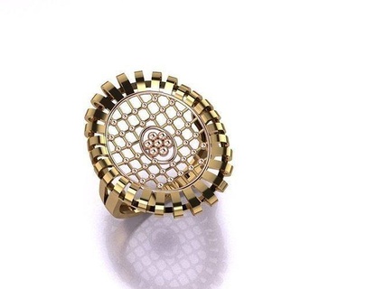 anillo 44 anillos joyería joya oro plata diamante Boda libra esterlina Moda enganchar collar Roca platino colgante pendiente belleza arete 3d print model - Mito3D