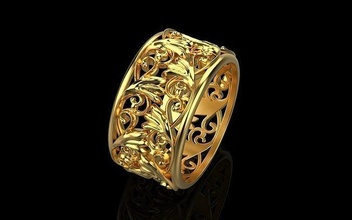 anel 4433 argolas diamante ouro prata joalheria ilustração luxo química Ciência Casamento noivado engagemen Projeto científico 3d print model - Mito3D
