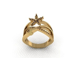 ring 446 gold mode schönheit diamant hochzeit juwel schmuck anhänger verlobungsring ehe platin druckbar engagement silber feier ringe 3d print model - Mito3D