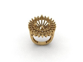 yüzük 44 altın moda güzellik elmas düğün mücevher takı kolye nişan yüzüğü evlilik platin yazdırılabilir gümüş kutlama 3d print model - Mito3D