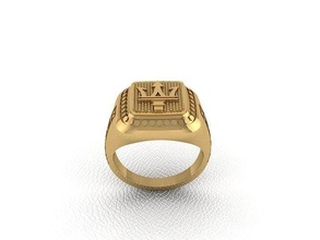 ring 454 gold mode schönheit diamant hochzeit juwel schmuck anhänger verlobungsring ehe platin druckbar engagement silber feier ringe 3d print model - Mito3D