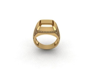 squillare 477 oro moda bellezza diamante nozze gioiello gioielleria pendente anello fidanzamento matrimonio platino stampabile Fidanzamento argento gemma celebrazione 3d print model - Mito3D