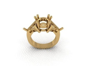ring 47 gold mode schönheit diamant hochzeit juwel schmuck anhänger verlobungsring ehe platin druckbar engagement silber feier ringe 3d print model - Mito3D