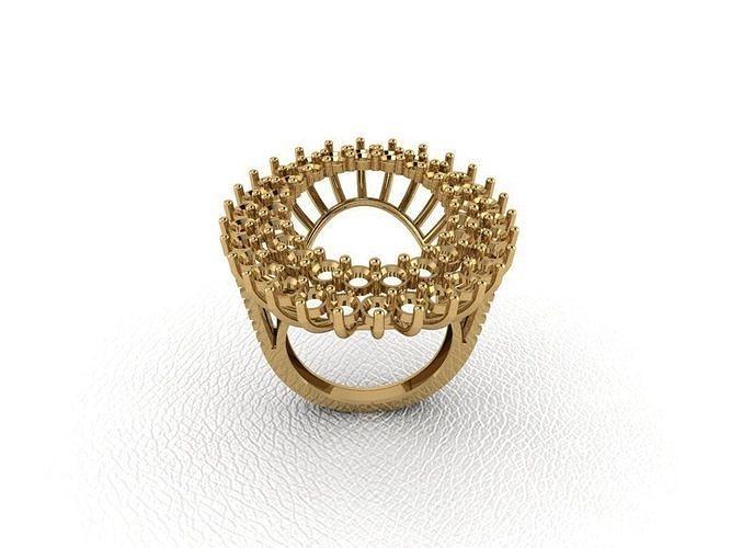 anillo 486 oro Moda belleza diamante Boda joya joyería colgante pendiente compromiso matrimonio platino imprimible plata celebracion anillos 3D print model - Mito3D