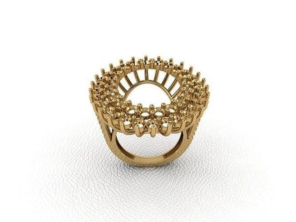 anillo 486 oro Moda belleza diamante Boda joya joyería colgante pendiente compromiso matrimonio platino imprimible plata celebracion anillos 3d print model - Mito3D