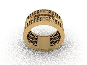 anel 48 ouro moda beleza diamante Casamento jóia jóias joalheria pingente noivado casamento platina imprimível prata gema celebração 3d print model - Mito3D
