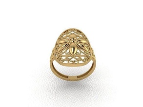 squillare 503 oro moda bellezza diamante nozze gioiello gioielleria pendente anello fidanzamento matrimonio platino stampabile argento gemma celebrazione anelli 3d print model - Mito3D