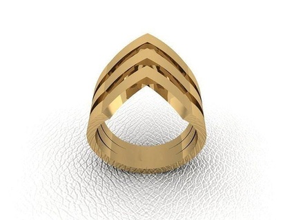 anillo 507 oro Moda belleza diamante Boda joya joyería colgante pendiente compromiso matrimonio platino imprimible plata celebracion anillos 3d print model - Mito3D