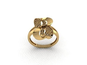 Ring 51 Gold Mode Schönheit Diamant Hochzeit Juwel Schmuck Anhänger Verlobungsring Ehe Platin druckbar Engagement Silber Feier 3d print model - Mito3D