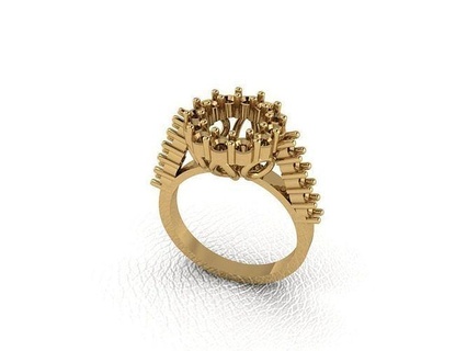 bague 528 or mode beauté diamant mariage bijou bijoux pendentif fiançailles platine imprimable engagement argent gemme fête anneaux 3d print model - Mito3D