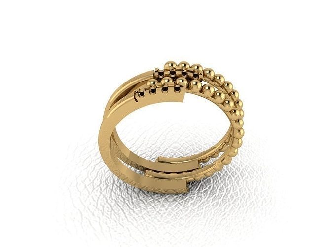 yüzük 532 altın moda güzellik elmas düğün mücevher takı kolye nişan yüzüğü evlilik platin yazdırılabilir gümüş kutlama yüzükler 3D print model - Mito3D