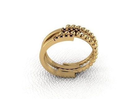 squillare 532 oro moda bellezza diamante nozze gioiello gioielleria pendente anello fidanzamento matrimonio platino stampabile Fidanzamento argento gemma celebrazione anelli 3d print model - Mito3D