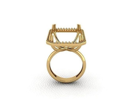 anel 542 ouro moda beleza diamante Casamento jóia jóias joalheria pingente noivado casamento platina imprimível prata gema celebração argolas 3d print model - Mito3D