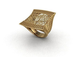 ring 54 gold fashion beauty diamond wedding jewel jewellery jewelry engagem rings 3d print model - Mito3D