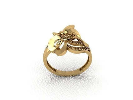 anillo 551 oro Moda belleza diamante Boda joya joyería colgante pendiente compromiso matrimonio platino imprimible plata celebracion anillos 3d print model - Mito3D