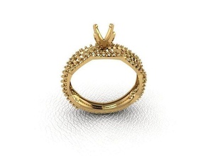 anel 55 ouro moda beleza diamante Casamento jóia jóias joalheria pingente noivado casamento platina imprimível prata gema celebração 3d print model - Mito3D